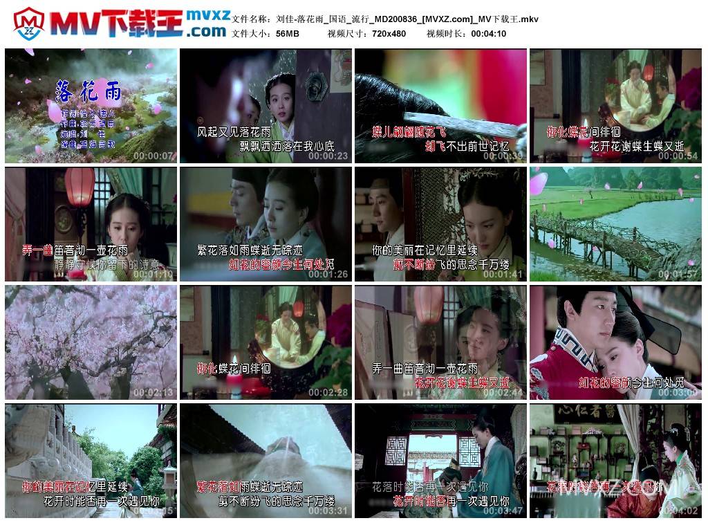 刘佳-落花雨_国语_流行_MD200836